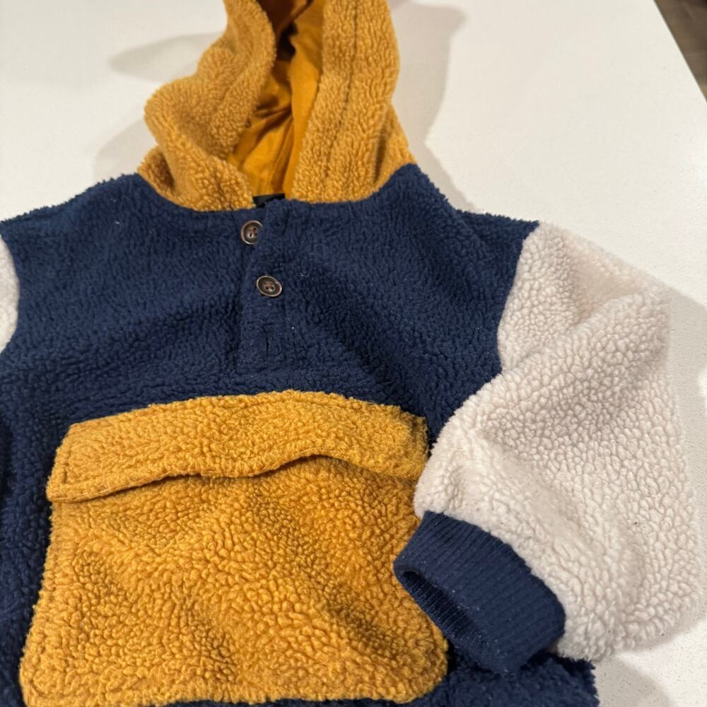 Art Class Toddler Boy 3T Color Block Pullover Jacket - Picture 2 of 6